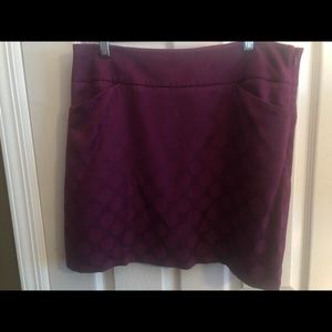 Mini skirt burgundy with dark circle